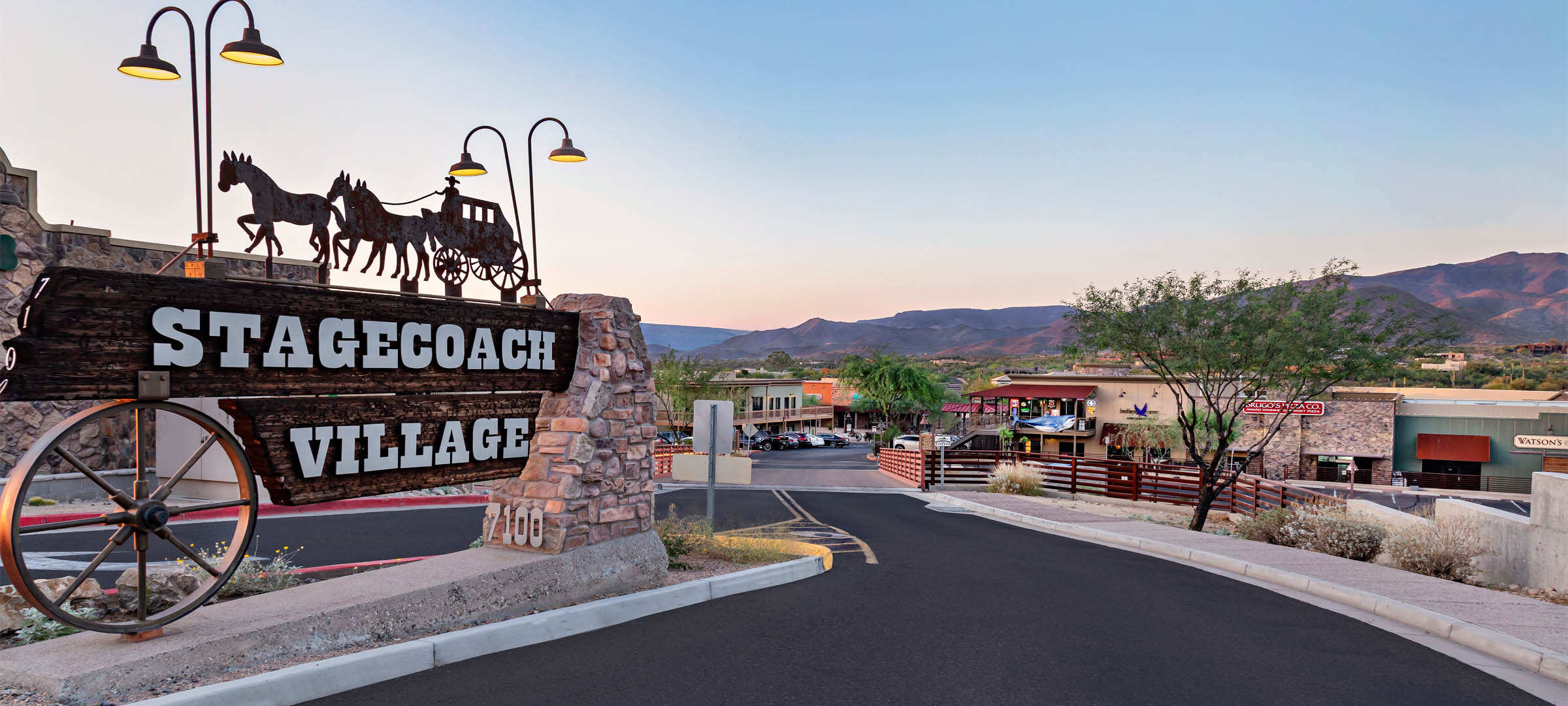 STAGECOACH VILLAGE entrance