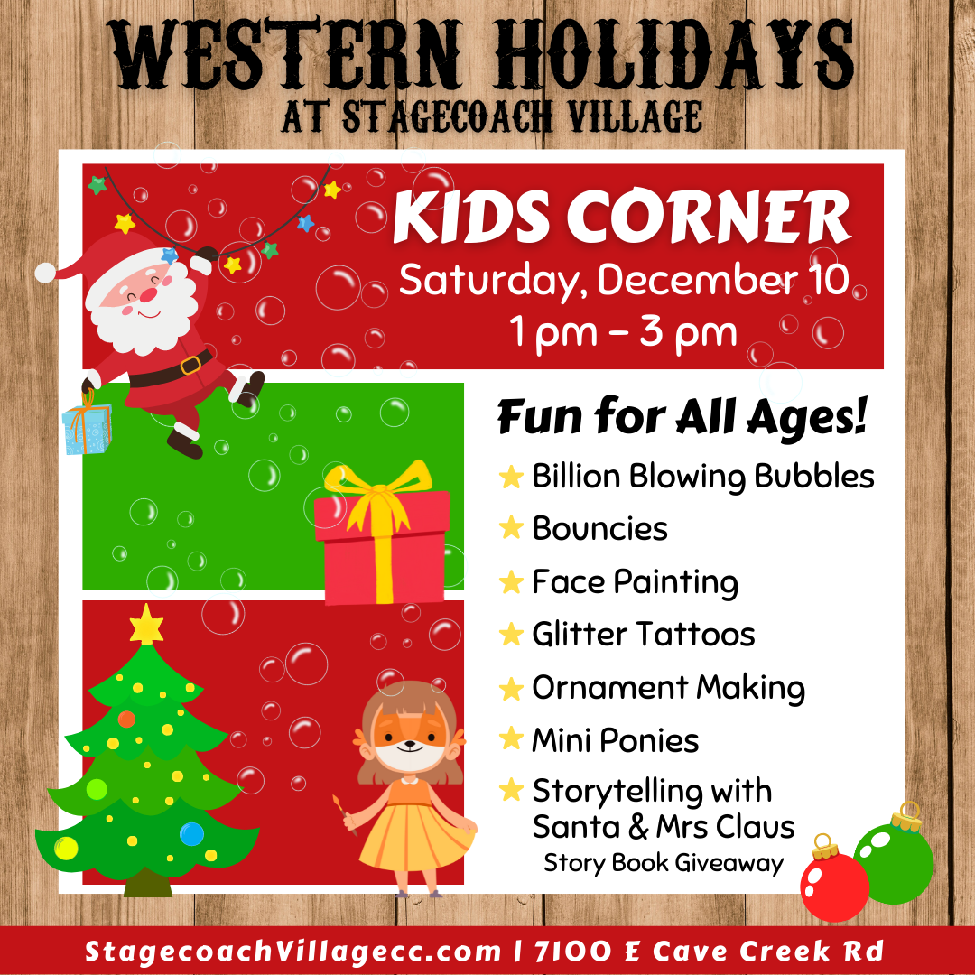 Kids corner at Western Holidays